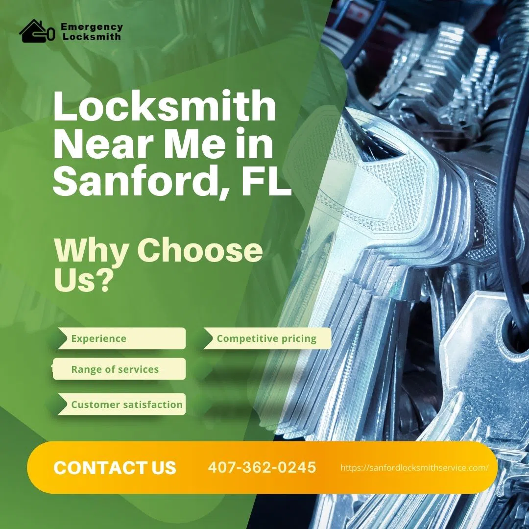 Sanford Locksmith Service Sanford, FL 407-362-0245